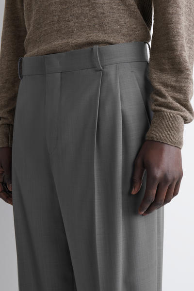 COS フルイドウール ワイドレッグパンツ