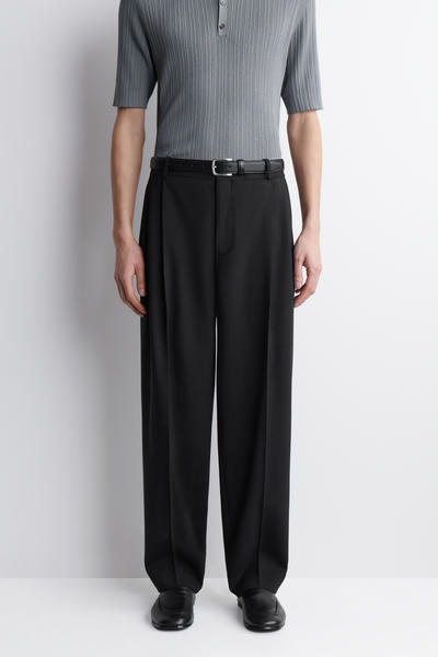 COS フルイドウール ワイドレッグパンツ