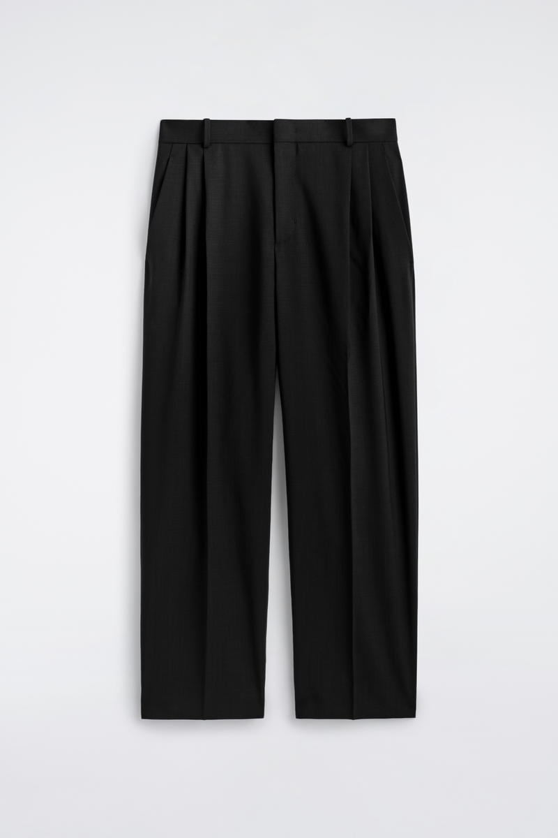 COS フルイドウール ワイドレッグパンツ