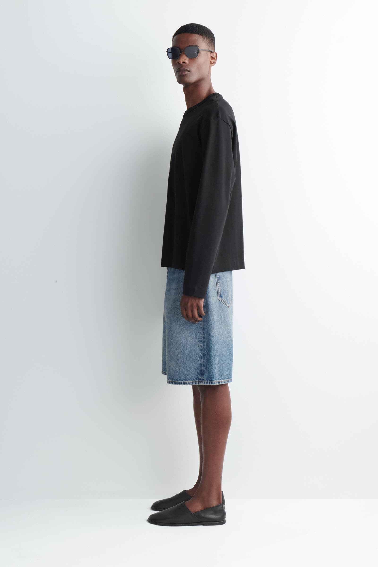 RIDER RELAXED-FIT DENIM SHORTS ライダーリラックスフィット デニム