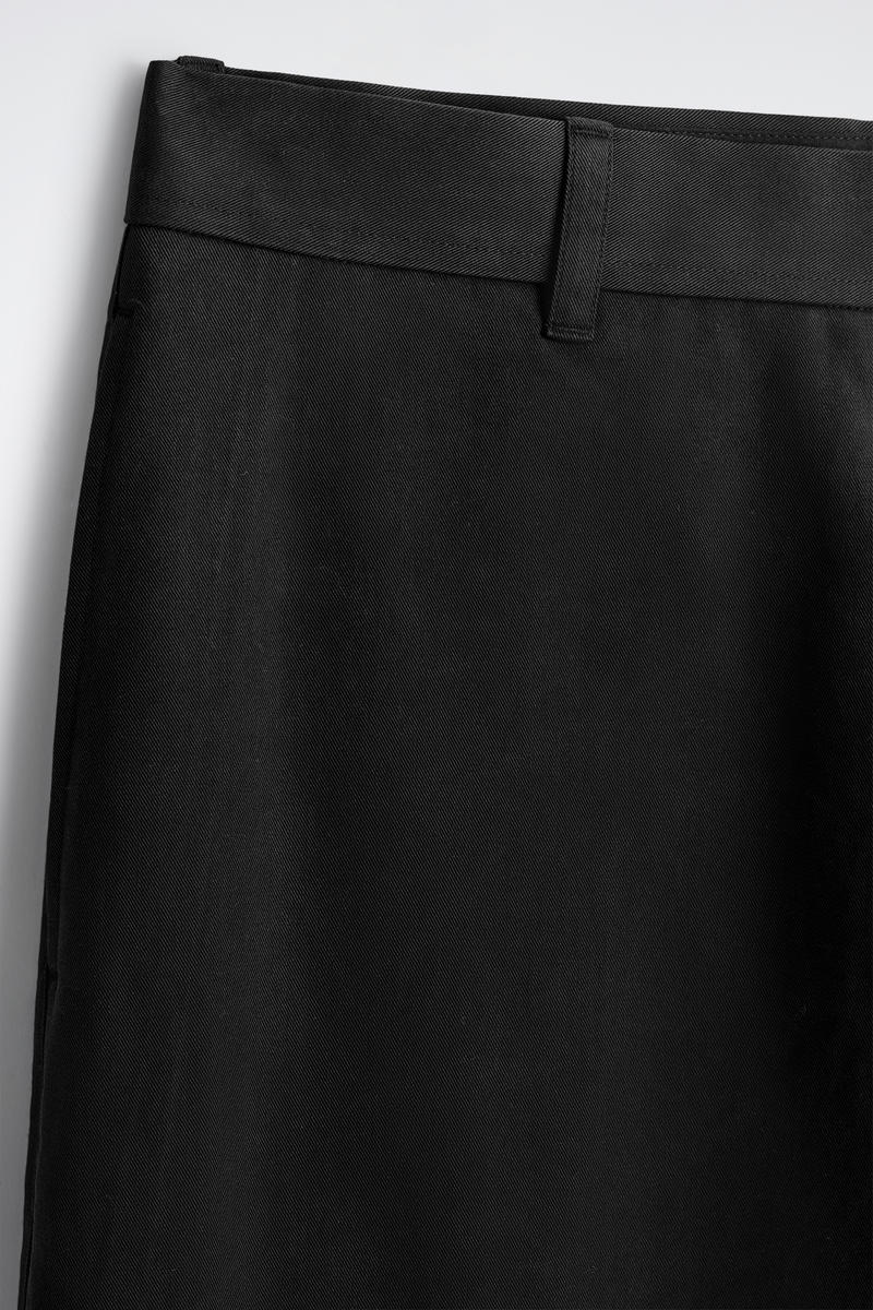 COS コットンワイドレッグチノ