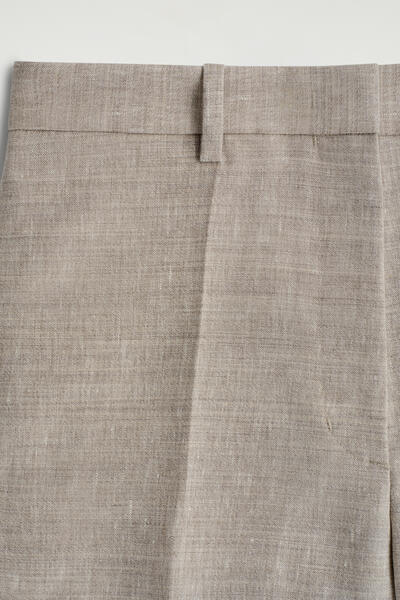 COS テーラードリネンショートパンツ