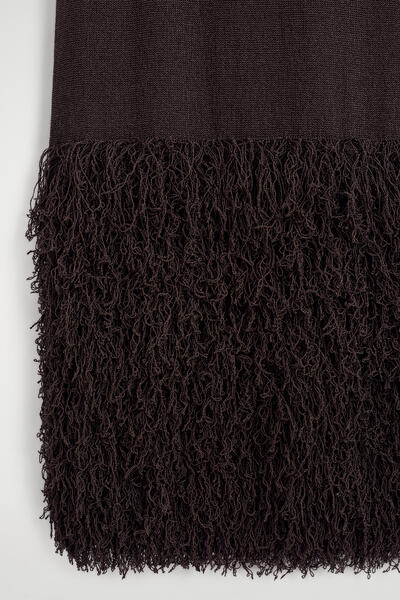 COS フリンジヘムニットコラムドレス