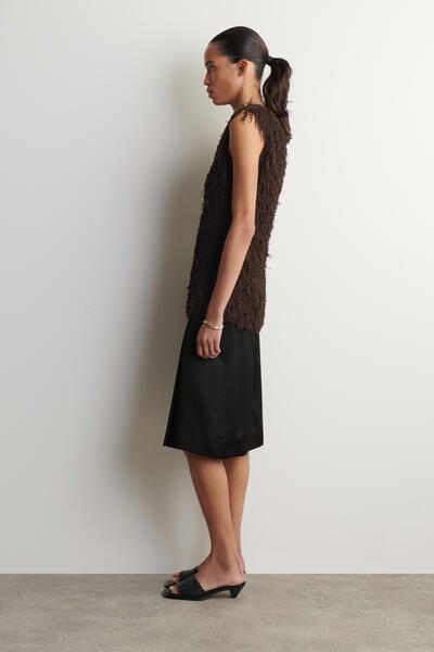 COS フリンジニットトップ