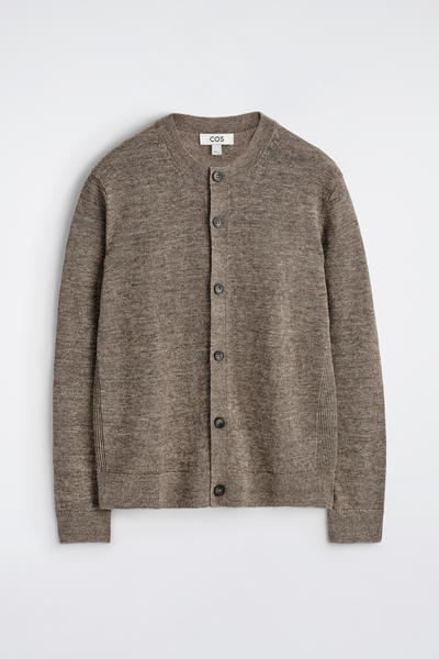 COS ニットリネンカーディガン