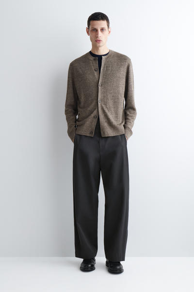 COS ニットリネンカーディガン