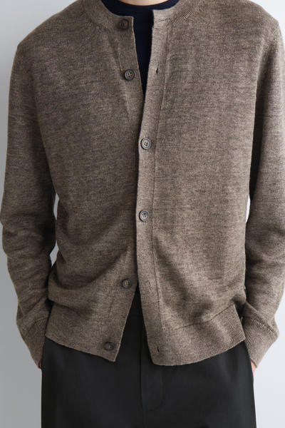 COS ニットリネンカーディガン