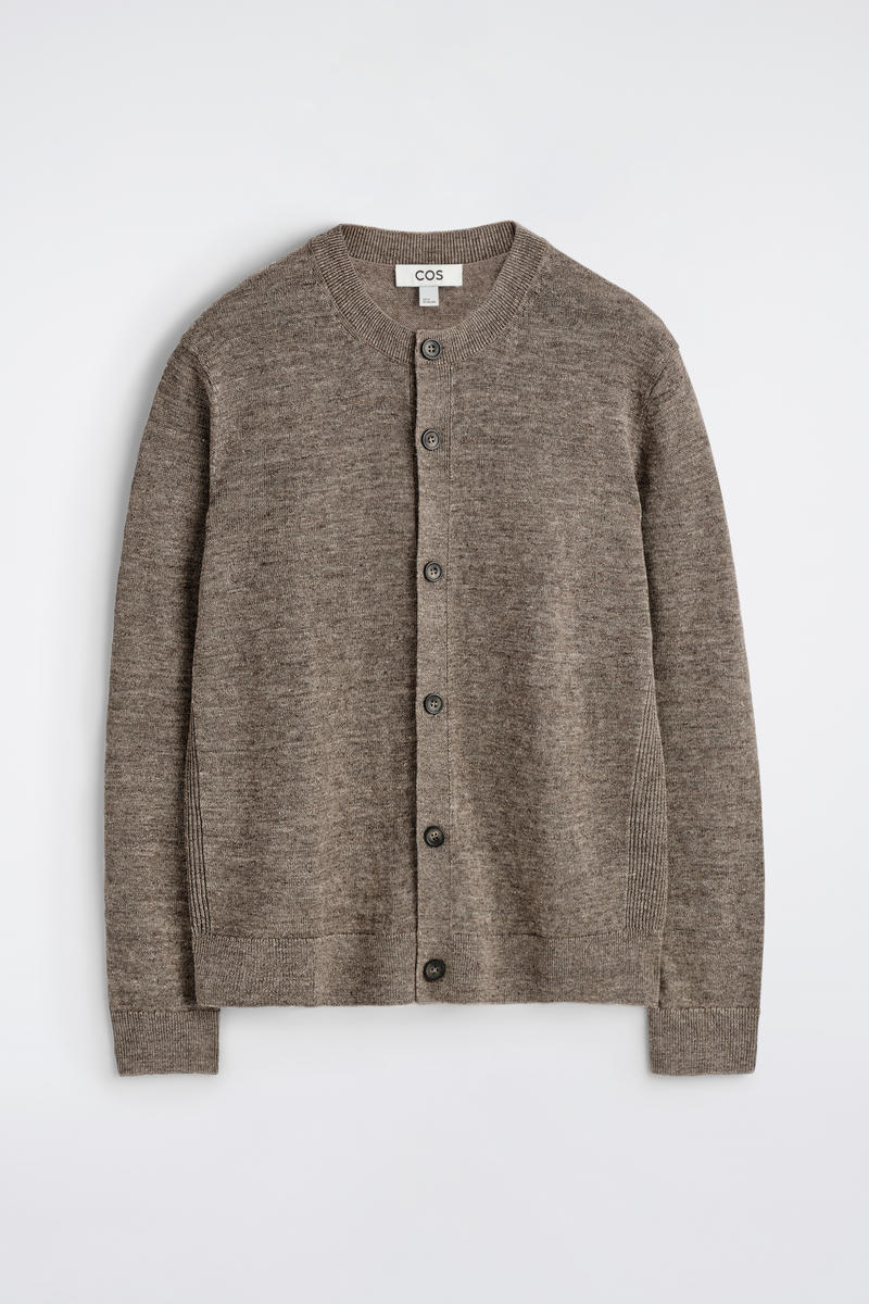 COS ニットリネンカーディガン