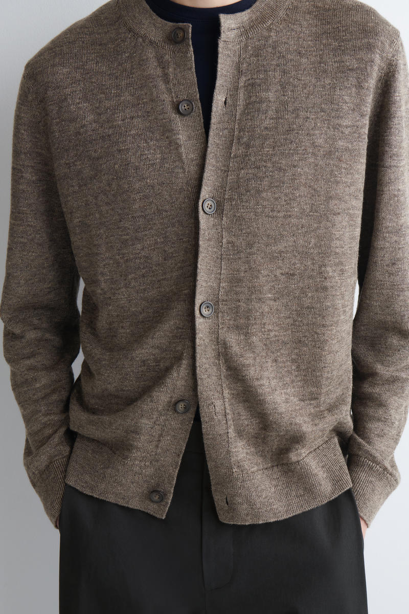 COS ニットリネンカーディガン