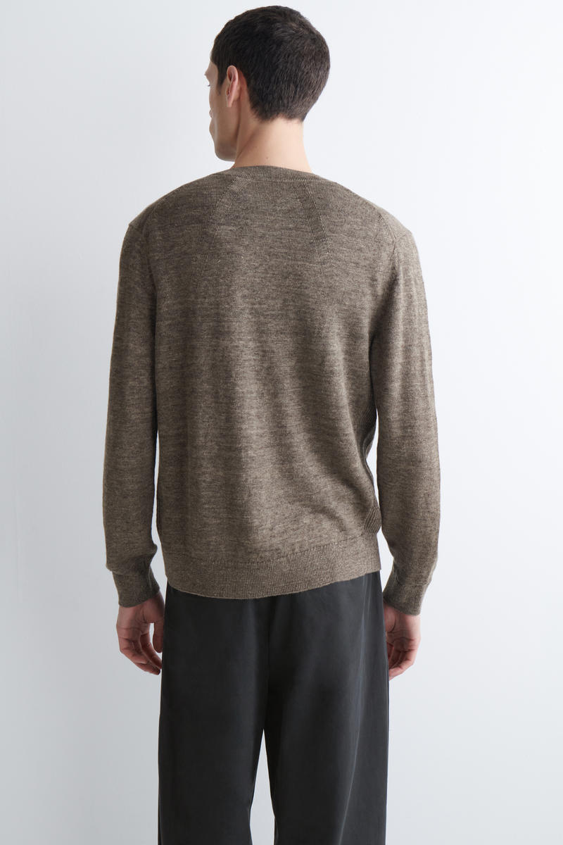 COS ニットリネンカーディガン