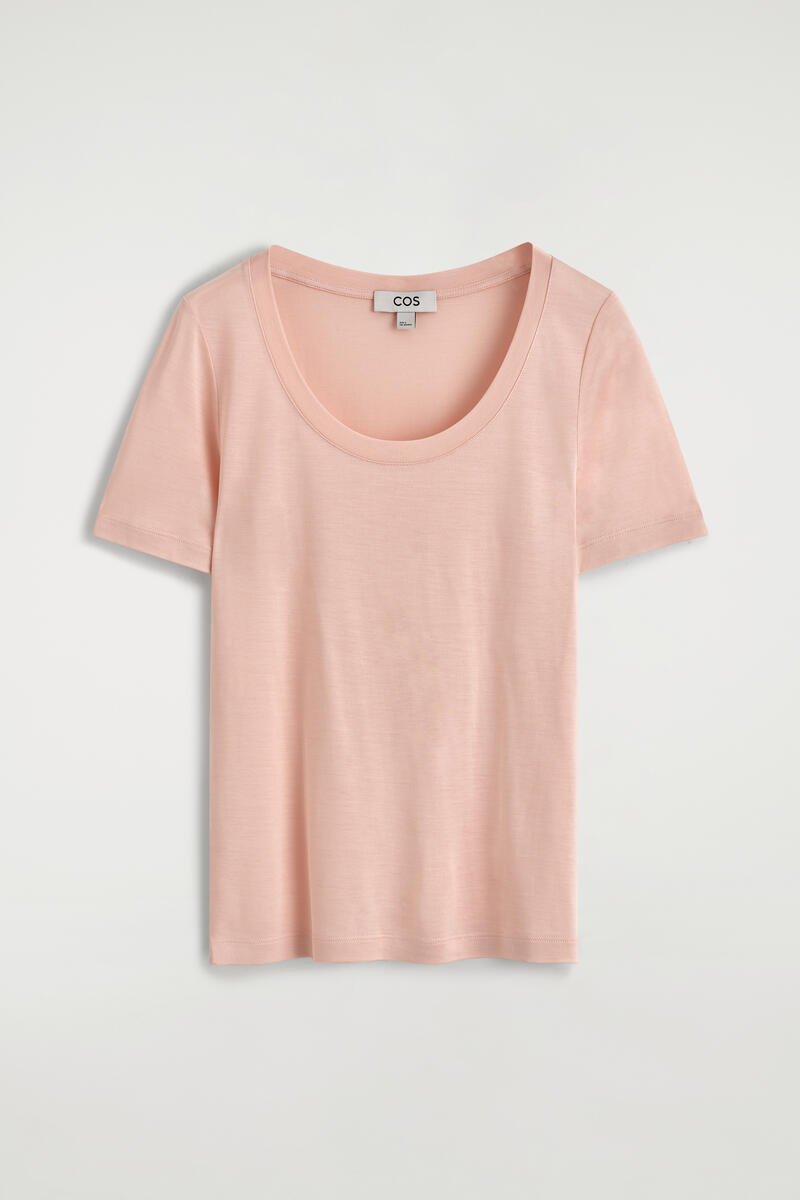COS スリムシルクTシャツ