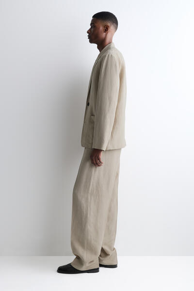 COS アンストラクチャード リネンブレンド ブレザー
