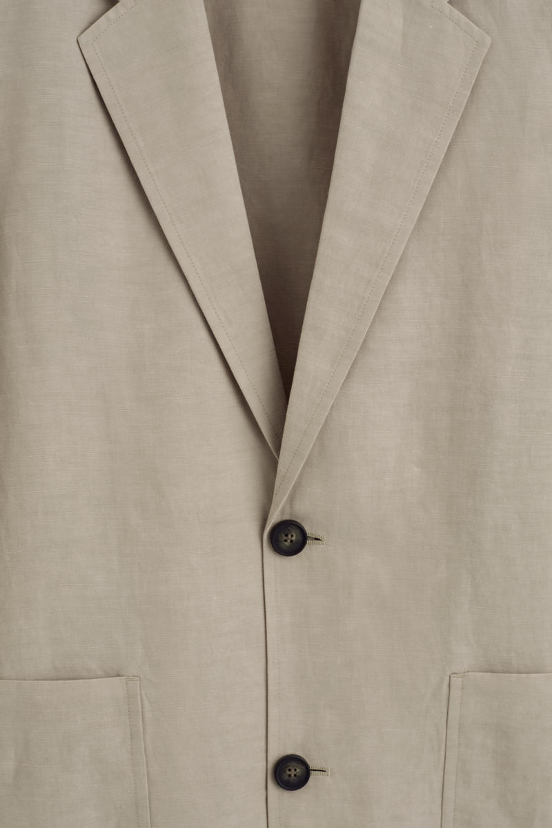 COS アンストラクチャード リネンブレンド ブレザー