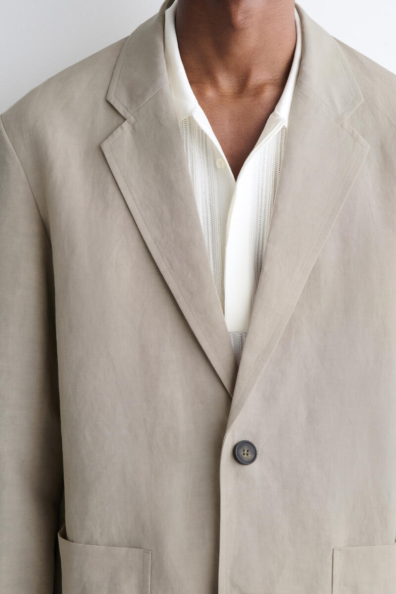 COS アンストラクチャード リネンブレンド ブレザー