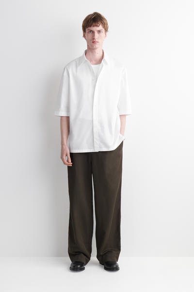 COS 半袖コットンシャツ