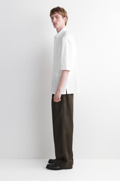 COS 半袖コットンシャツ