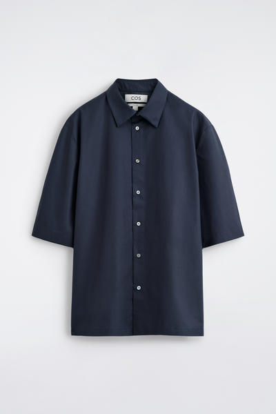 COS 半袖コットンシャツ