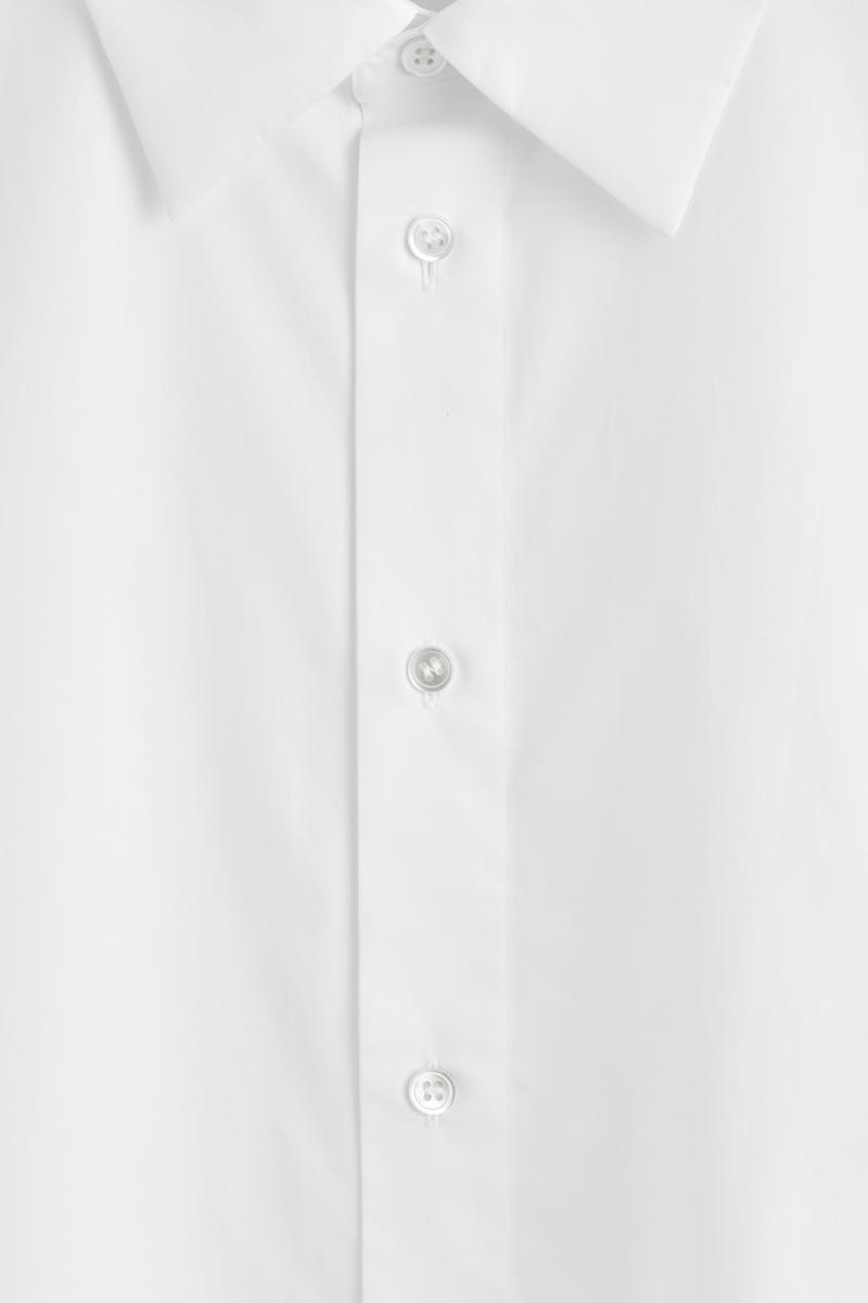 COS 半袖コットンシャツ