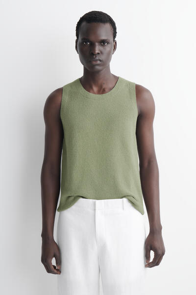 COS ブークレニットタンクトップ