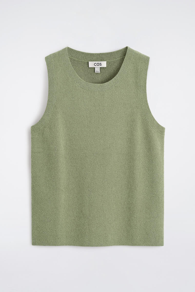 COS ブークレニットタンクトップ