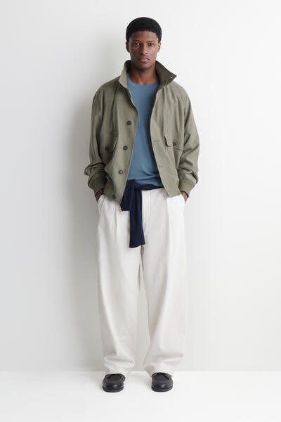 COS コットンニットTシャツ