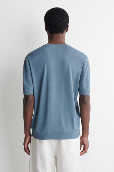 COS コットンニットTシャツ