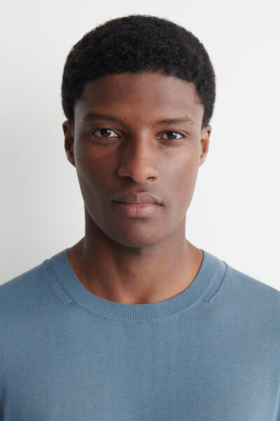 COS コットンニットTシャツ