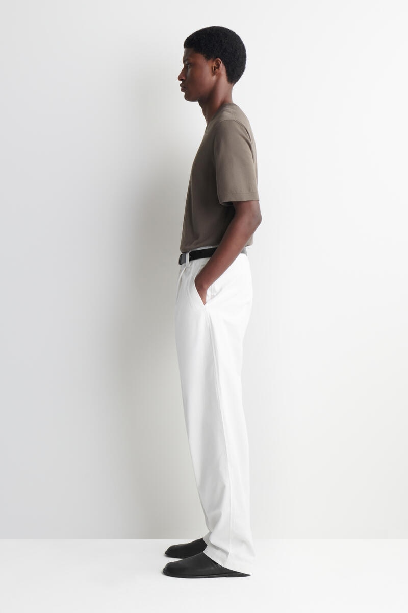 COS コットンニットTシャツ