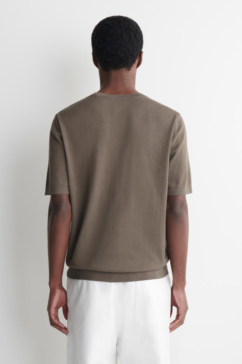 COS コットンニットTシャツ