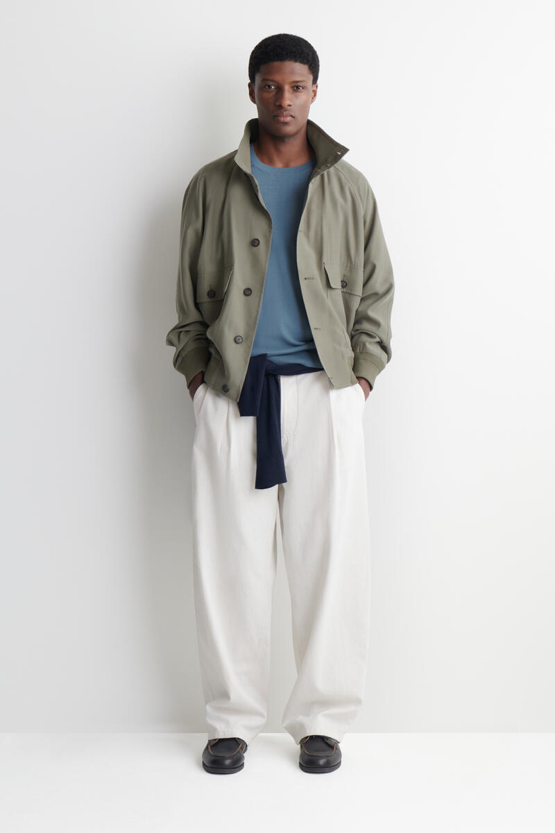 COS コットンニットTシャツ