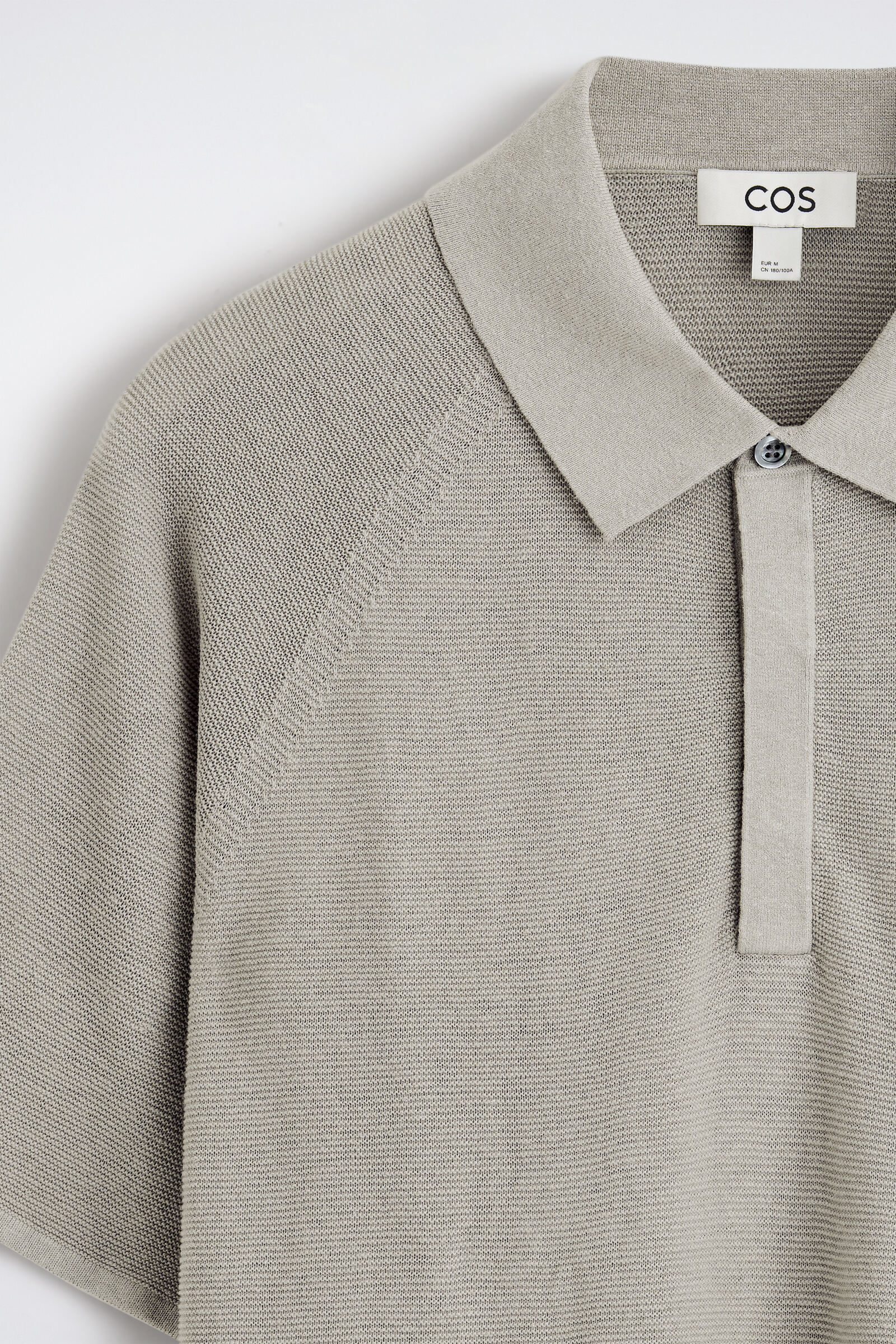KNITTED LINEN-SILK POLO SHIRT リネンシルク ニットポロシャツ ライト