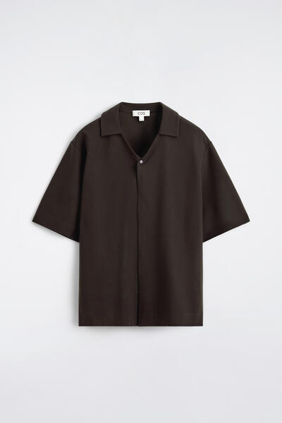 COS ミラノジャージーショートスリーブシャツ