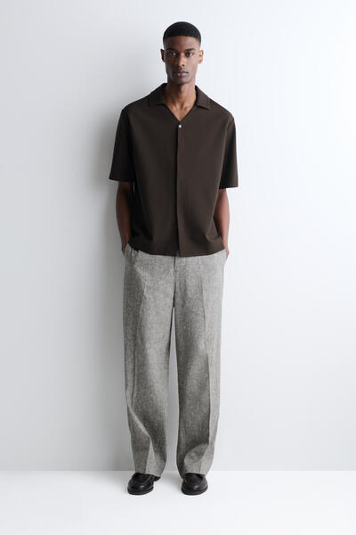 COS ミラノジャージーショートスリーブシャツ