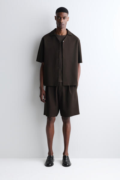 COS ミラノジャージーショートスリーブシャツ