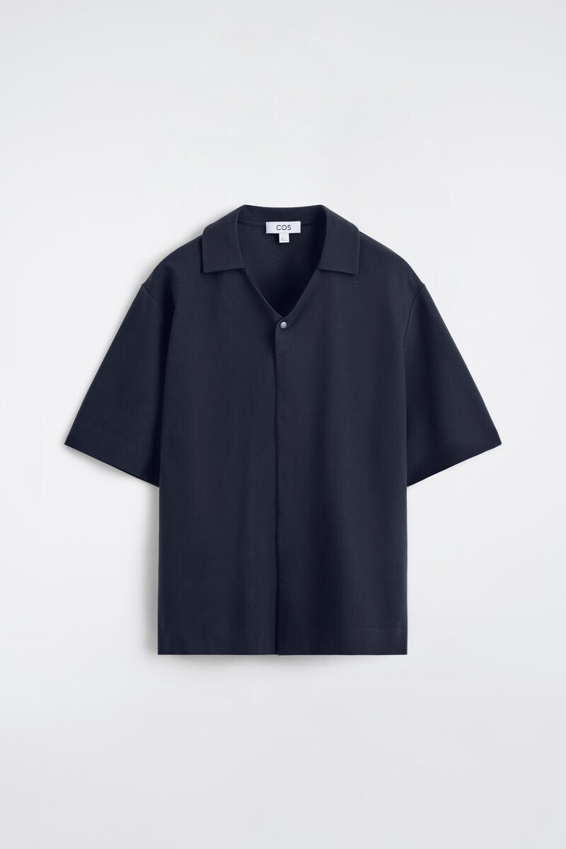 COS ミラノジャージーショートスリーブシャツ
