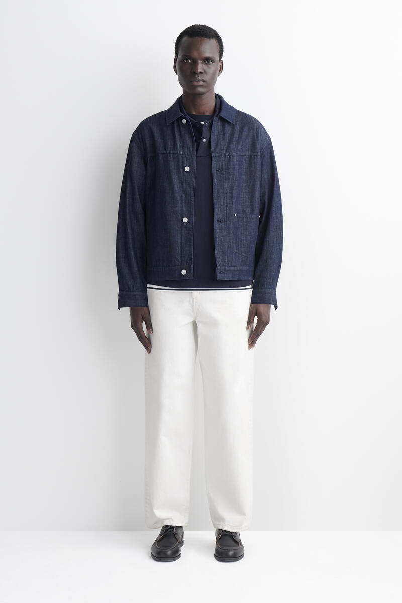 COS プレススタッド コットンポロシャツ