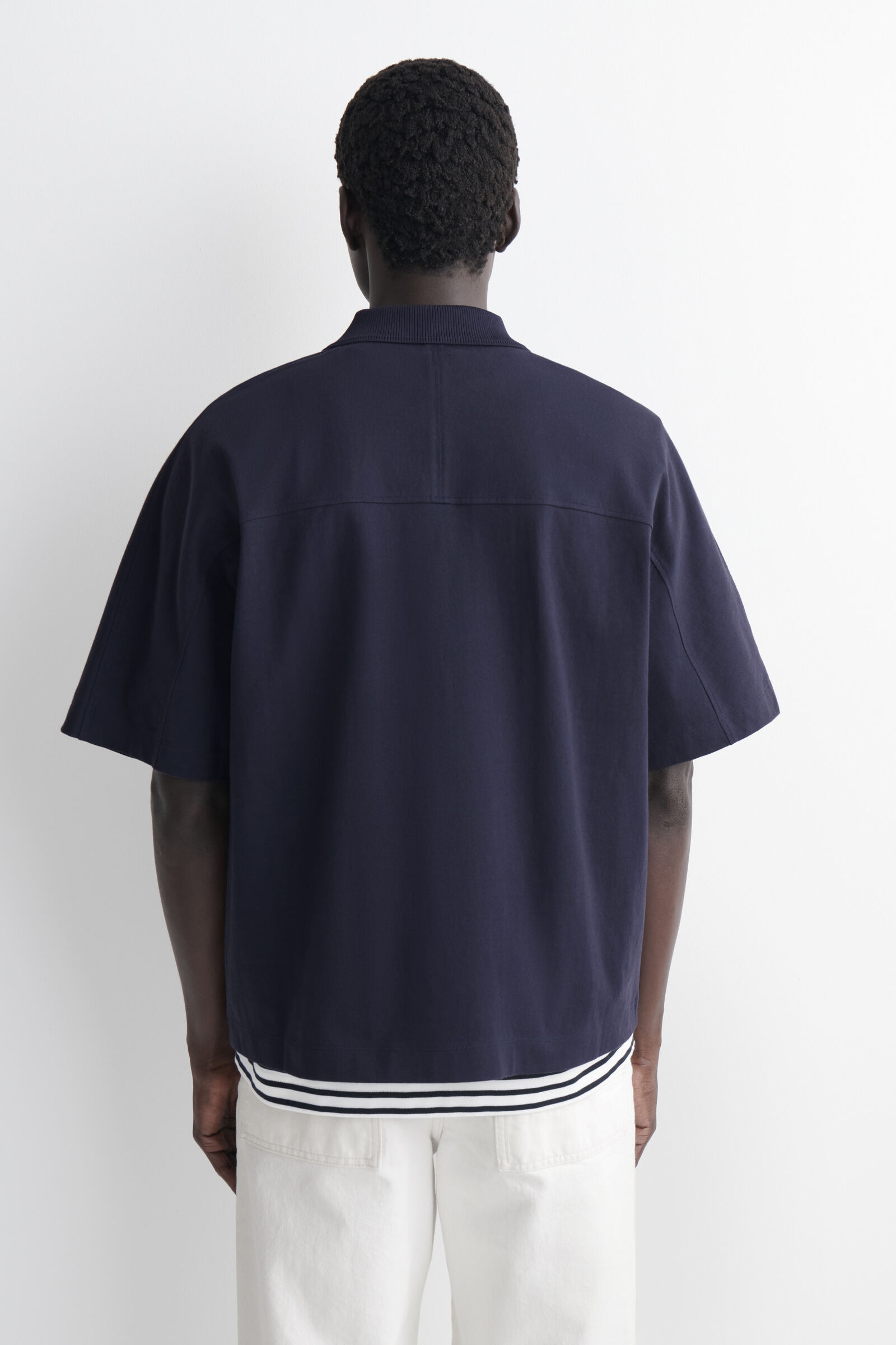 PRESS-STUD COTTON POLO SHIRT プレススタッド コットンポロシャツ
