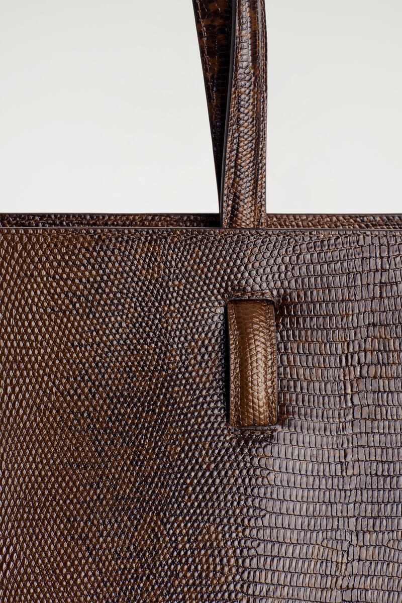 COS モニュメント レザー トートバッグ