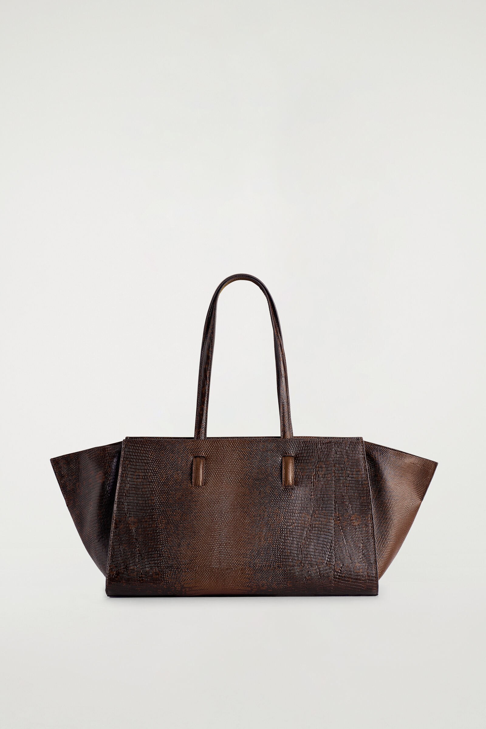 MONUMENT TOTE BAG - LEATHER モニュメント レザー トートバッグ