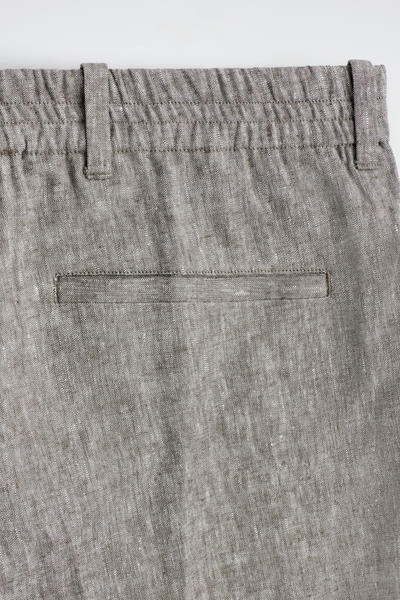 COS リネン ストレートレッグパンツ