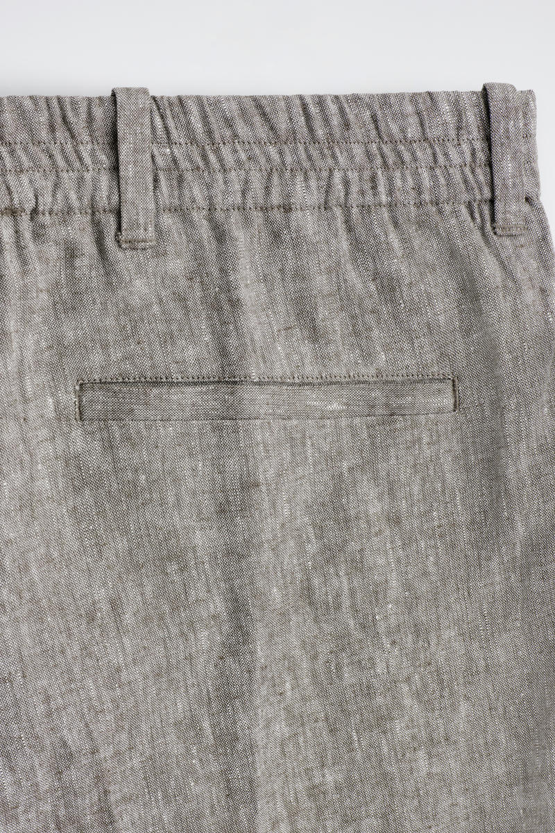 COS リネン ストレートレッグパンツ