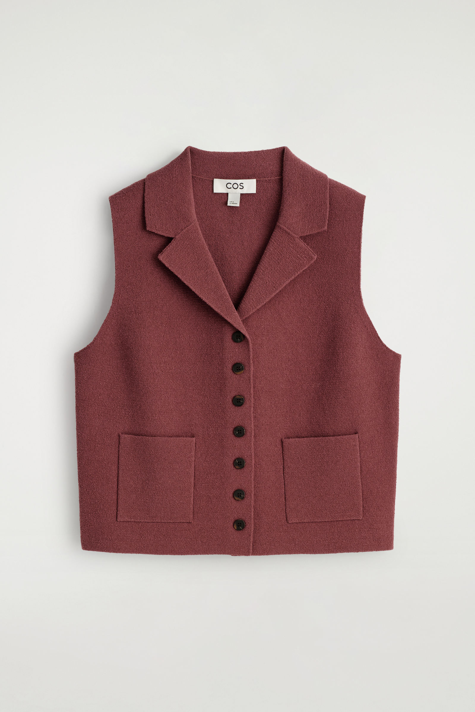 BOUCLE-KNIT WAISTCOAT ブークレニットベスト ラスト｜COS コス 公式