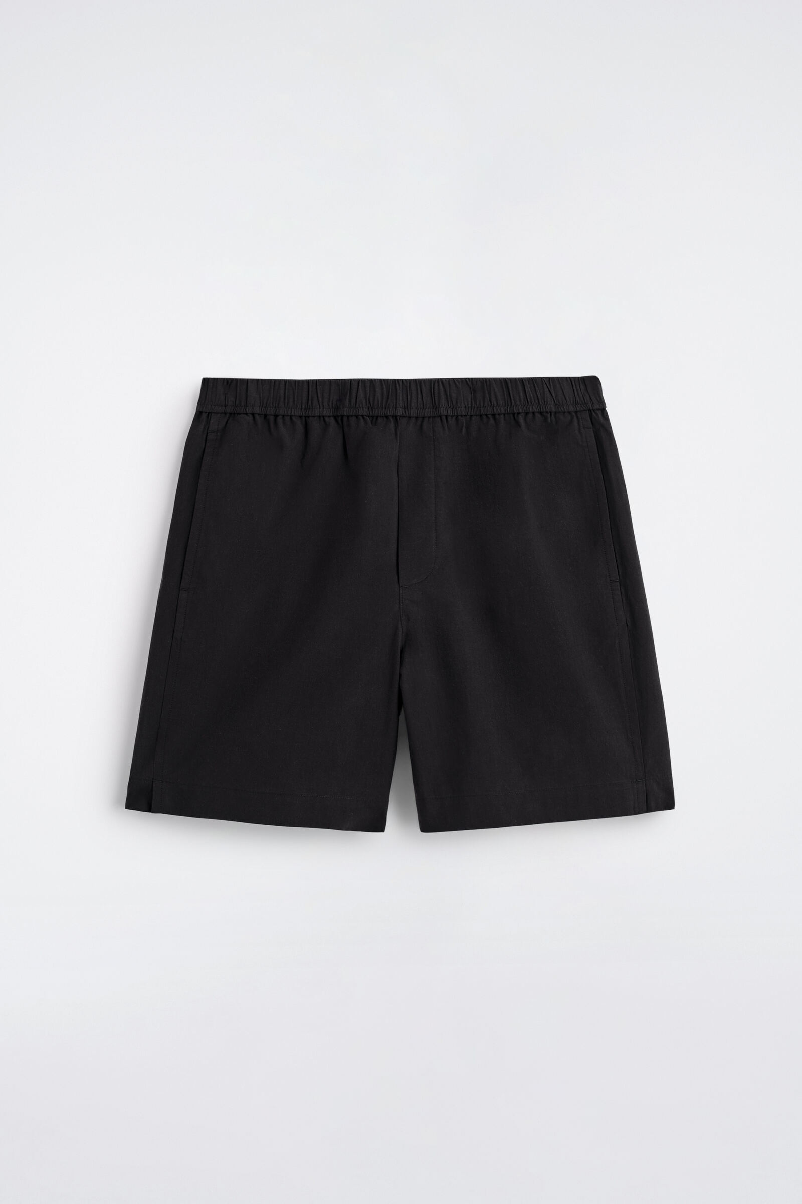 ELASTICATED COTTON SHORTS ストレッチコットンショートパンツ