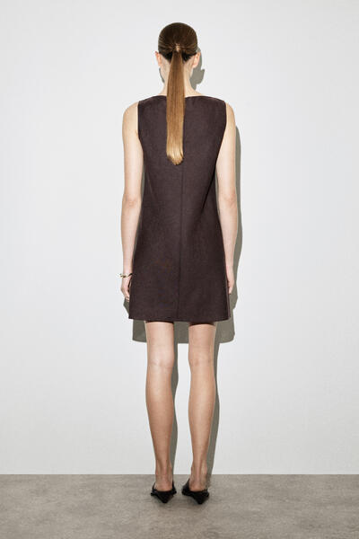 COS テーラード リネンミニワンピース