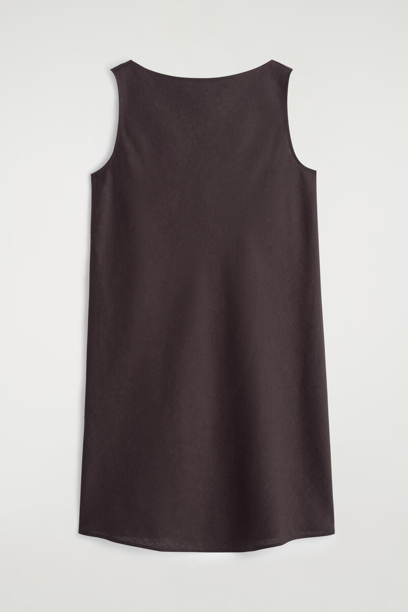 COS テーラード リネンミニワンピース