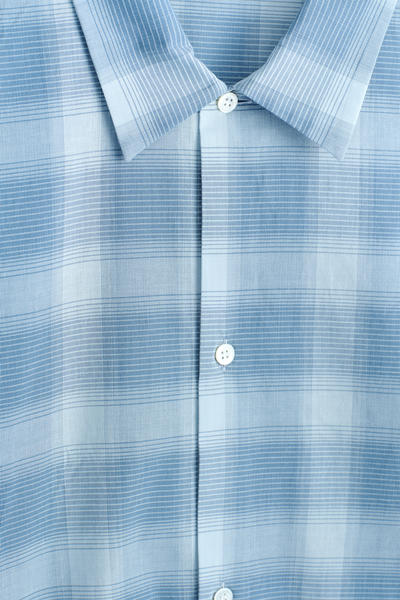 COS チェック柄コットンシャツ