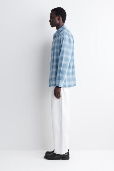 COS チェック柄コットンシャツ