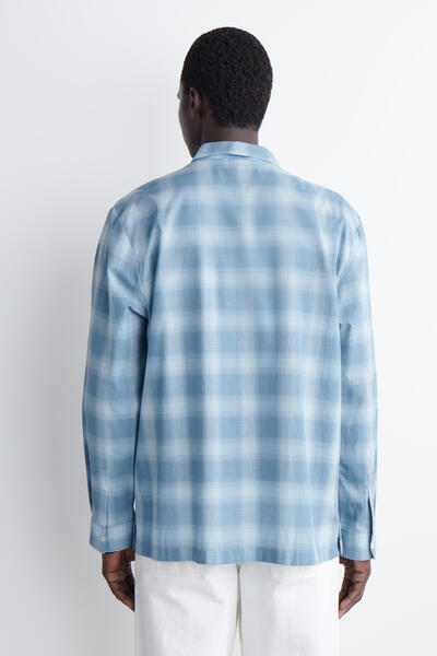 COS チェック柄コットンシャツ