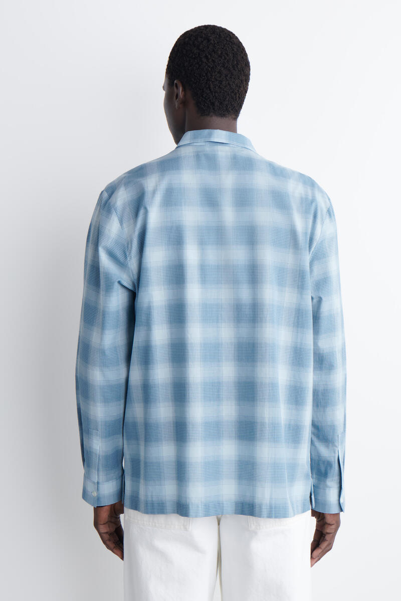 COS チェック柄コットンシャツ