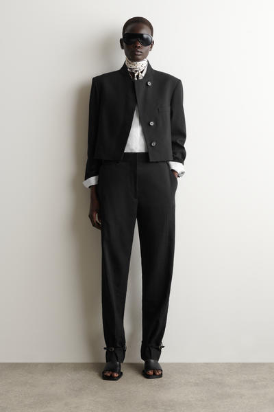 COS ポルカドット シルクスキニースカーフ